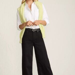 LANDS' END Women's Denim High Rise Extra Wide Leg Jeans